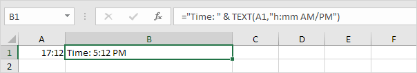 How to use Text Function in Excel