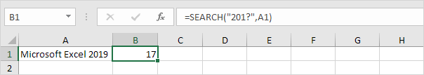 Search Function with Question Mark