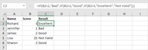 Nested If Example