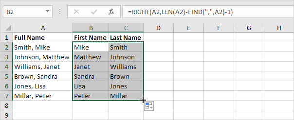 How to Split a String In Excel