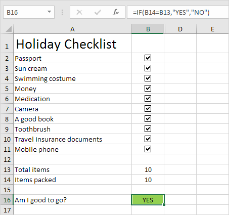 How to Create a Checklist In Excel