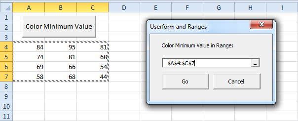Userform and Ranges in Excel VBA