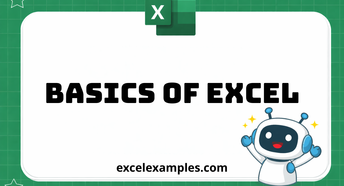 Excel Simple Explination Basics of Excel - Excel Examples
