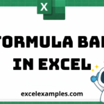 Formula Bar in Excel