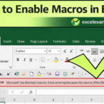 How to Enable Macros in Excel