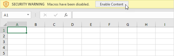 Enable Macros in Excel on Mac