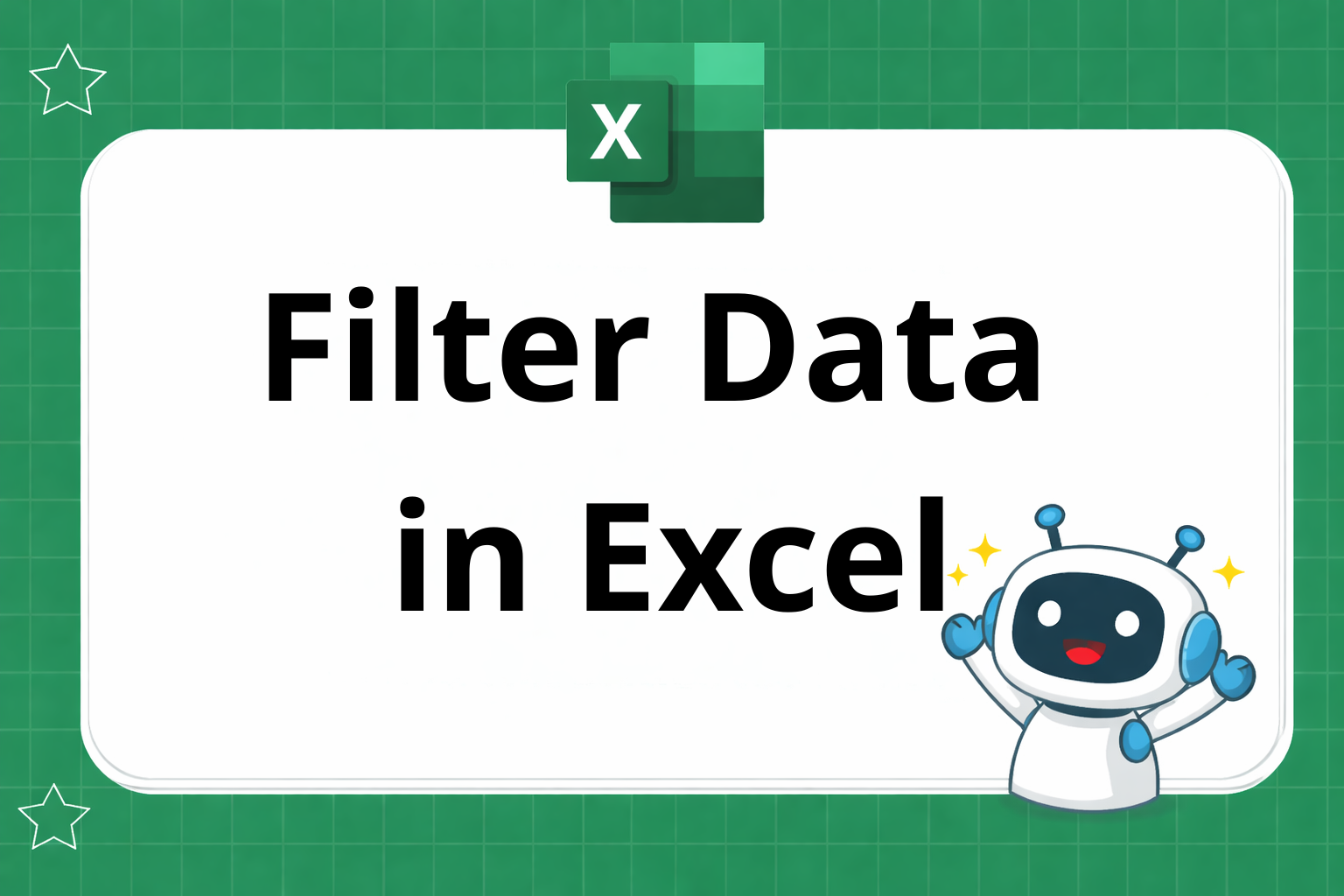 Filter Data in Excel