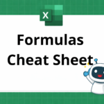Formulas Cheat Sheet in Excel
