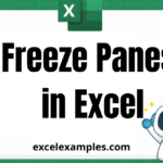 Freeze Panes in Excel