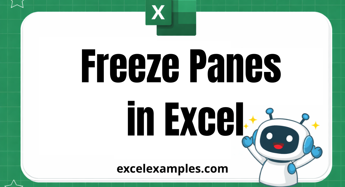 Freeze Panes in Excel
