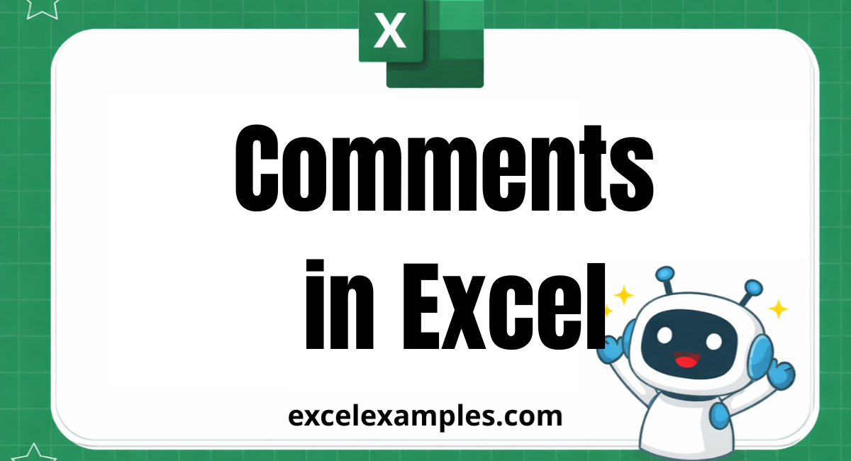 Comments in Excel