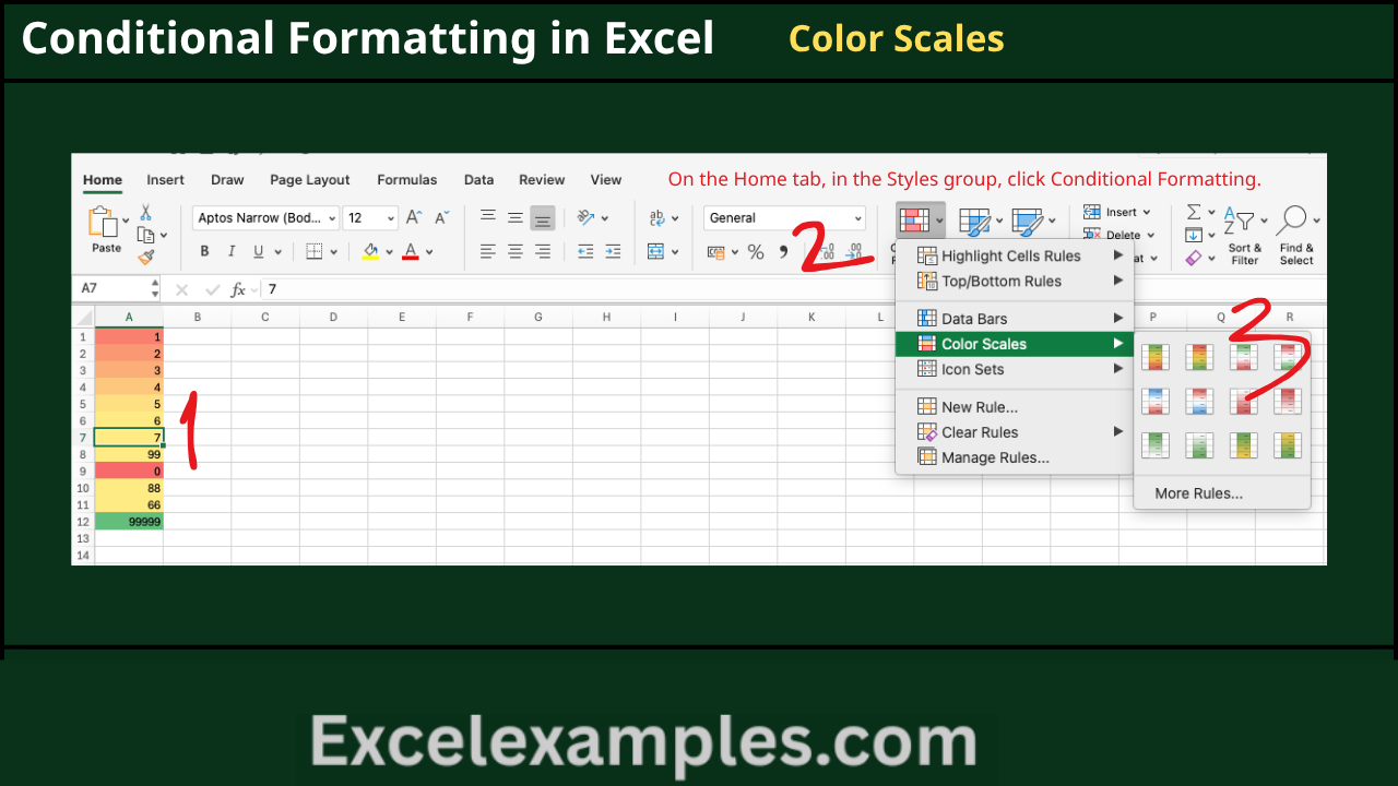 Conditional Formatting in Excel - Excel Examples