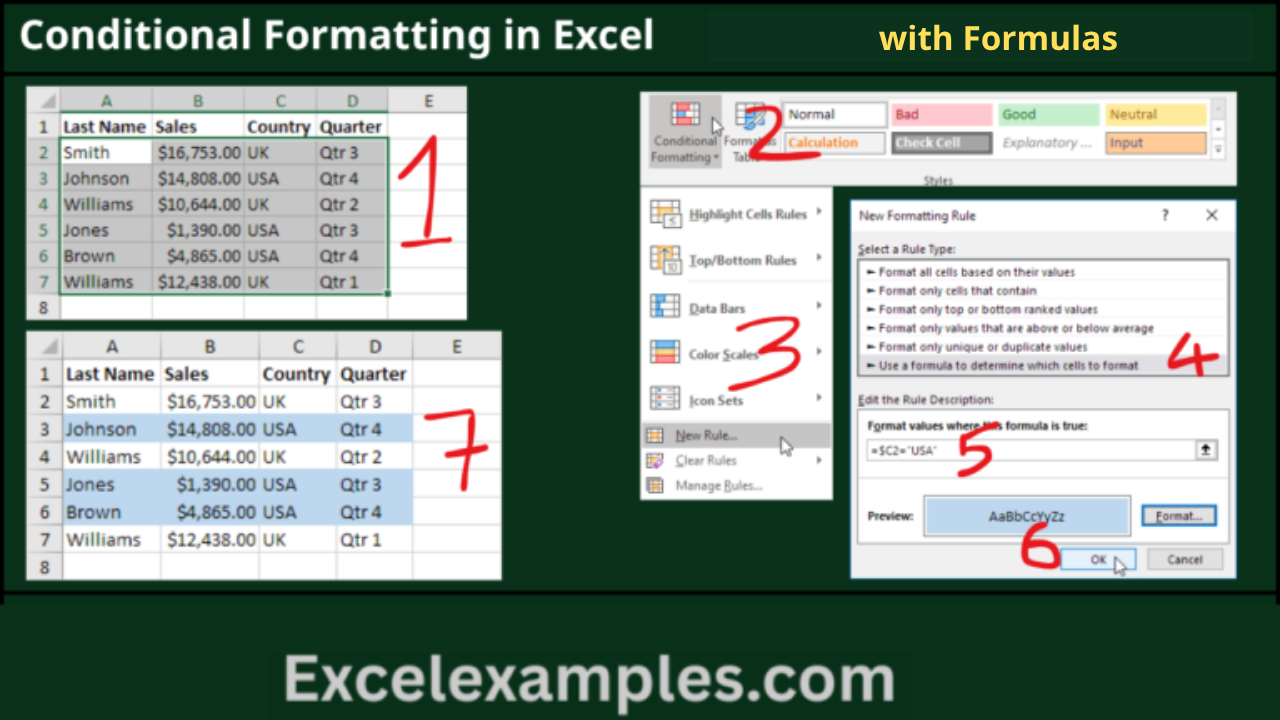 Conditional Formatting Colour Examples Conditional Formatting in Excel - Excel Examples